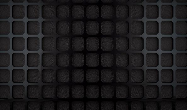 Pattern and holes in modern material.Industrial and technology background