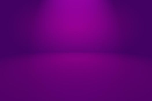 Studio Background Concept - abstract empty light gradient purple studio room background for product