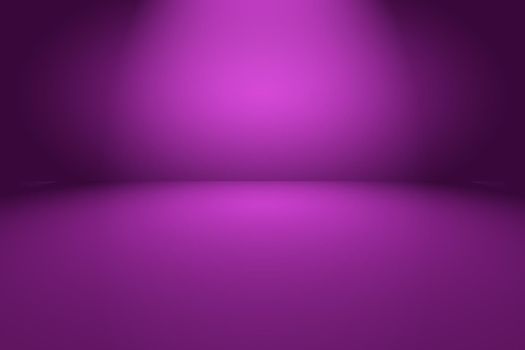 Studio Background Concept - abstract empty light gradient purple studio room background for product