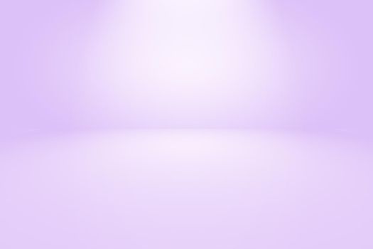 Studio Background Concept - abstract empty light gradient purple studio room background for product