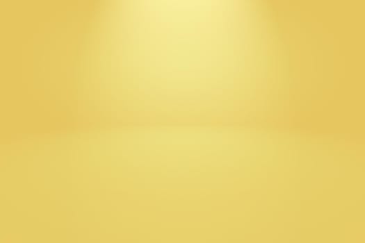 Abstract Luxury Gold yellow gradient studio wall, well use as background,layout,banner and product presentation