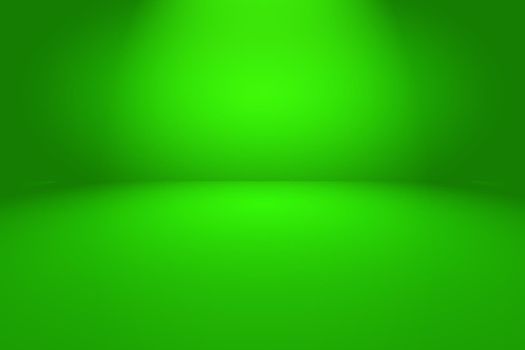 Green gradient abstract background empty room with space for your text and picture