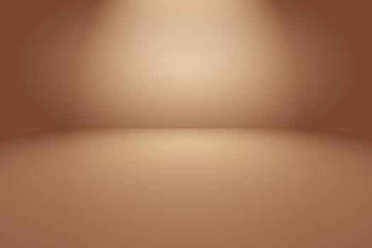 Abstract Smooth Brown wall background layout design,studio,room,web template,Business report with smooth circle gradient color.