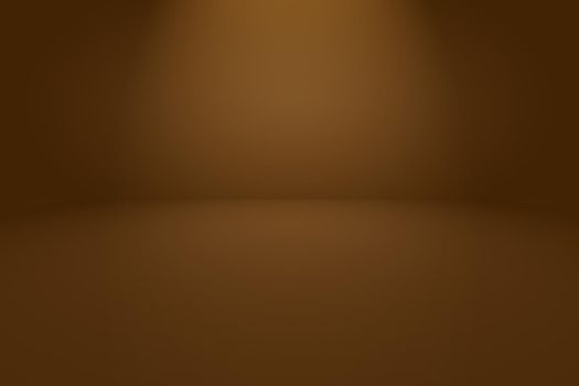 Abstract Smooth Brown wall background layout design,studio,room,web template,Business report with smooth circle gradient color.