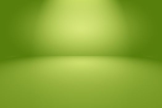 Green gradient abstract background empty room with space for your text and picture