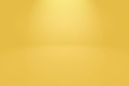 Abstract Luxury Gold yellow gradient studio wall, well use as background,layout,banner and product presentation