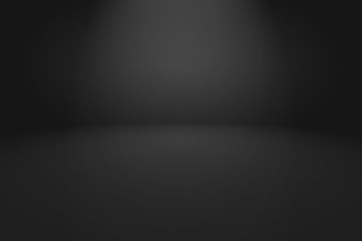 Abstract luxury blur dark grey and black gradient, used as background studio wall for display your products