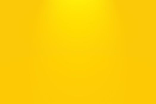 Magic abstract soft colors of shining yellow gradient studio background