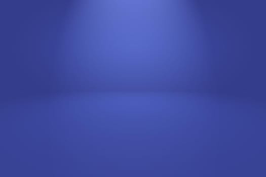 Abstract Luxury gradient Blue background. Smooth Dark blue with Black vignette Studio Banner