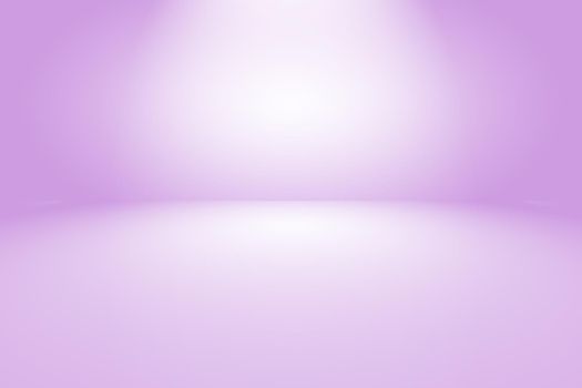 Studio Background Concept - abstract empty light gradient purple studio room background for product