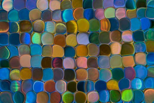 Abstract neon colorful background with bubble texture. 3d image, 3d rendering