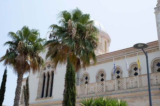 View of Ayia Napa Cathedral in Limassol, Cyprus. Beautiful view of Ayia Napa in the morning.