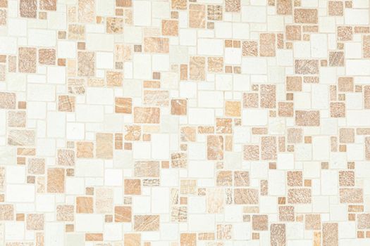 small colored square tiles in interior design, decorative mosaic