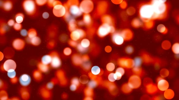 HD Loopable Abstract Background with nice red bokeh for club visuals, LED installations, broadcasting featuring, editing or led backdrops