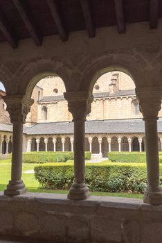 Gardens of Cathedral of Santa Maria d'Urgell. Catalonia.