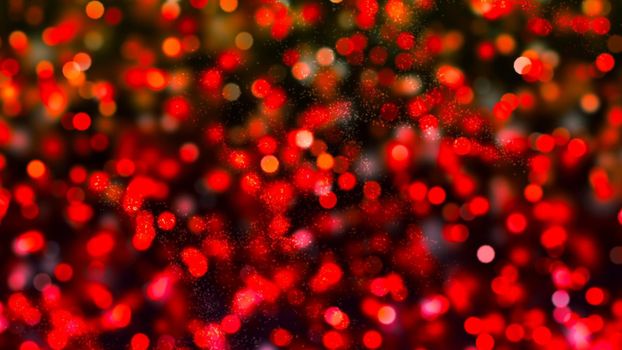 Abstract Background with nice red bokeh