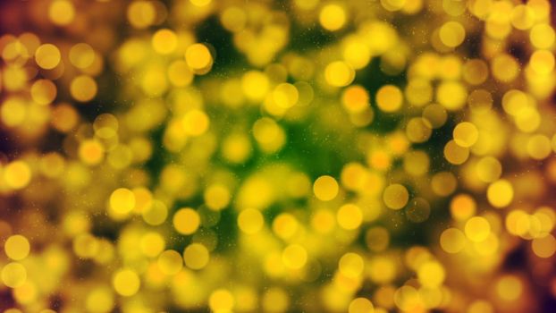 Abstract Background with nice yellow bokeh