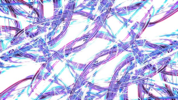 Abstract background, shining energy waves