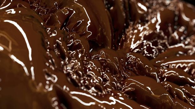 abstract background with Liquid chocolate