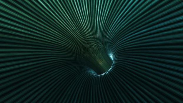 Abstract background with flight in sci-fi tunnel with fantastic lights.