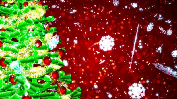 Abstract Background with nice christmas tree