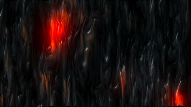 Abstract CGI graphics with lava effect