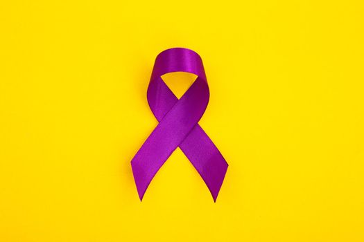 World cancer day background. Colorful ribbons, cancer awareness. International Agency for Research on Cancer