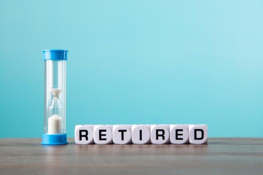 Saving money for retirement plan. Retirement Conceptual