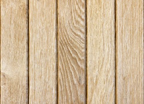 Vertical strips of natural finish wood panels