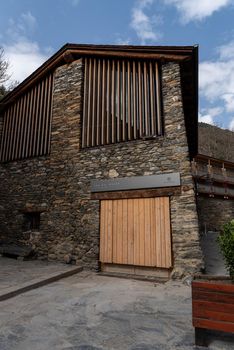 Ordino, Andorra: 2021 March 30: Era del Rasel in spring in Ordino, Andorra in the Pyrenees in 2021.