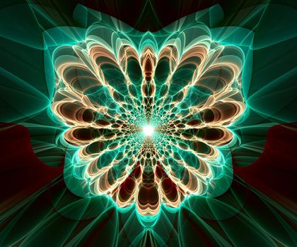 Computer generated fractal artwork for creative art,design and entertainment