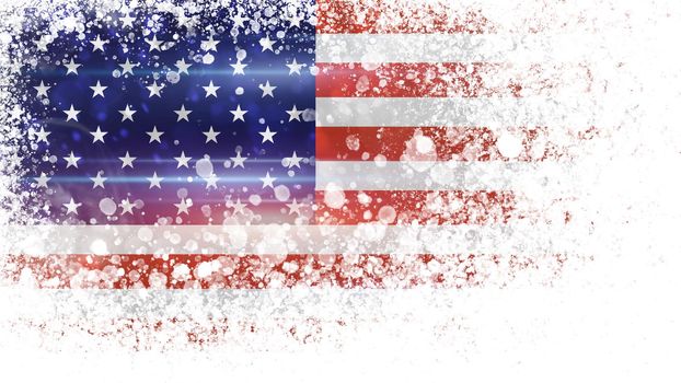 American flag grunge colors abstract background,  labor day and elections