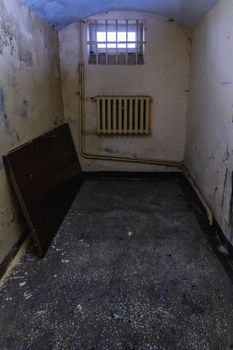 Urban exploration of buildings of old prison custody