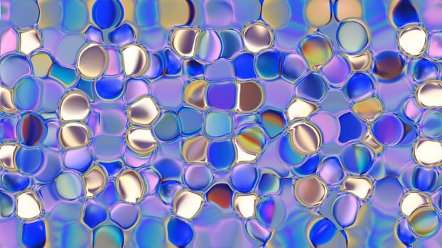 Abstract multi-colored mosaic background. 3d image, 3d rendering