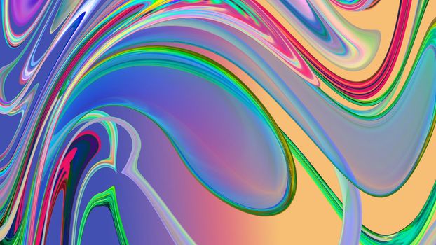 Abstract background with futuristic ornaments. 3d image