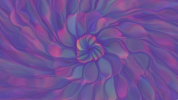 Abstract textured lilac mosaic background with rainbow highlights. 3d image, 3d rendering