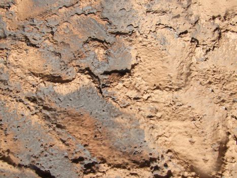 Rough dirty surface of brown color close-up.Texture or background