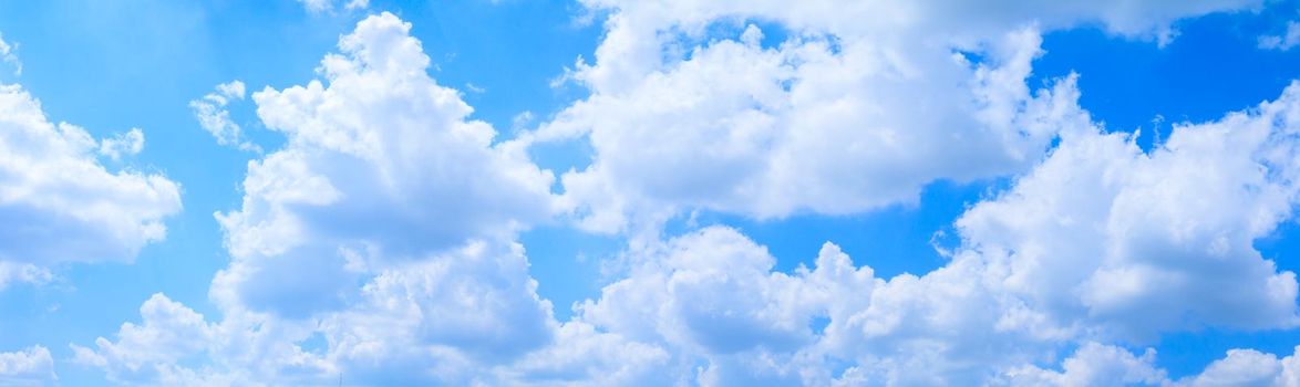 panoramic sky and cloud summertime beautiful background