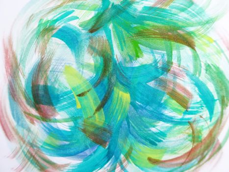 Colorful Abstract watercolor painted background