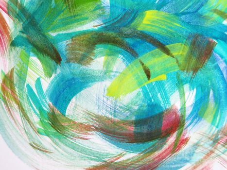 Colorful Abstract watercolor painted background