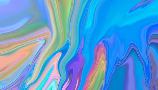 Abstract multi-colored liquid background with texture. 3d image, 3d rendering