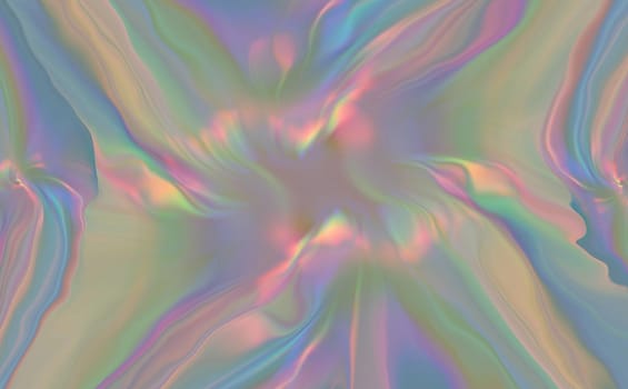 Abstract iridescent rainbow texture background.