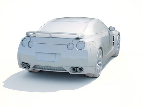 3d Car White Icon, 3d Car Blank Template, 3d White Car Icon with Shadow, Business Sedan Car on White Background, Automobile Isolated, Automobile Service Sign, Auto Body, Automobile Industry