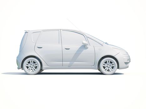 3d Car White Icon, 3d Car Blank Template, 3d White Car Icon with Shadow, Business Sedan Car on White Background, Automobile Isolated, Automobile Service Sign, Auto Body, Automobile Industry