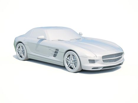 3d Car White Icon, 3d Car Blank Template, 3d White Car Icon with Shadow, Business Sedan Car on White Background, Automobile Isolated, Automobile Service Sign, Auto Body, Automobile Industry