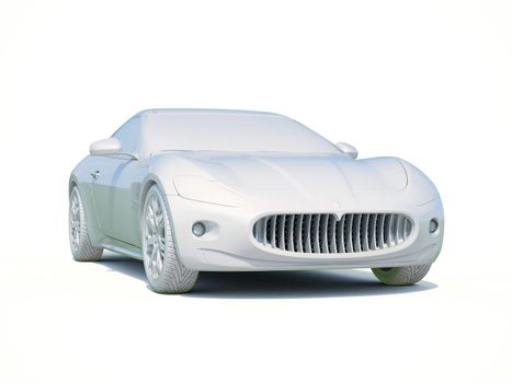 3d Car White Icon, 3d Car Blank Template, 3d White Car Icon with Shadow, Business Sedan Car on White Background, Automobile Isolated, Automobile Service Sign, Auto Body, Automobile Industry