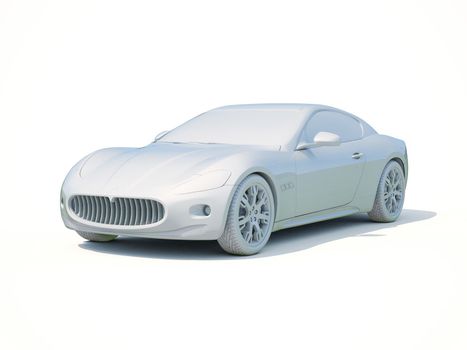 3d Car White Icon, 3d Car Blank Template, 3d White Car Icon with Shadow, Business Sedan Car on White Background, Automobile Isolated, Automobile Service Sign, Auto Body, Automobile Industry
