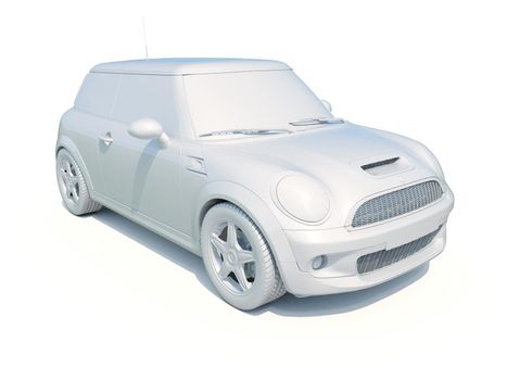 3d Car White Icon, 3d Car Blank Template, 3d White Car Icon with Shadow, Business Sedan Car on White Background, Automobile Isolated, Automobile Service Sign, Auto Body, Automobile Industry