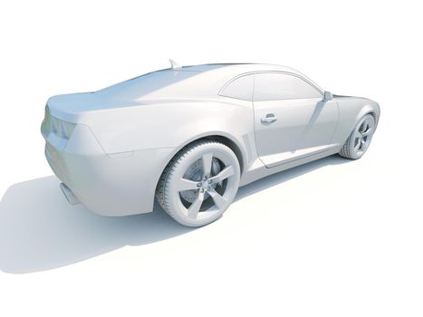 3d Car White Icon, 3d Car Blank Template, 3d White Car Icon with Shadow, Business Sedan Car on White Background, Automobile Isolated, Automobile Service Sign, Auto Body, Automobile Industry