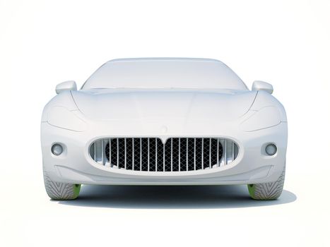 3d Car White Icon, 3d Car Blank Template, 3d White Car Icon with Shadow, Business Sedan Car on White Background, Automobile Isolated, Automobile Service Sign, Auto Body, Automobile Industry